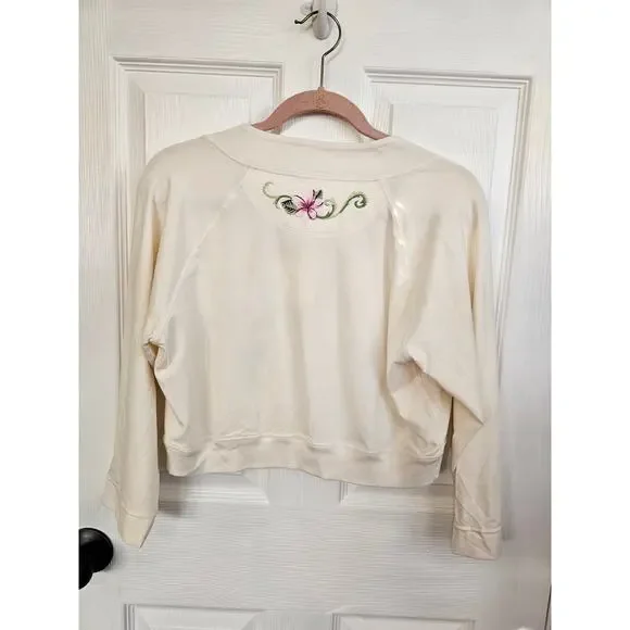 NWT Tommy Bahama Scroll Scapes Coconut Cream Bolero Jacket Size Size L (12-14) - Picture 4 of 4